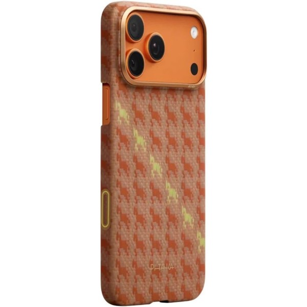 Фото - Чохол для смартфону Pitaka Edge Ultra-Slim Case Happiness Rides Amber for iPhone 17 Pro Max (HR1701PM)